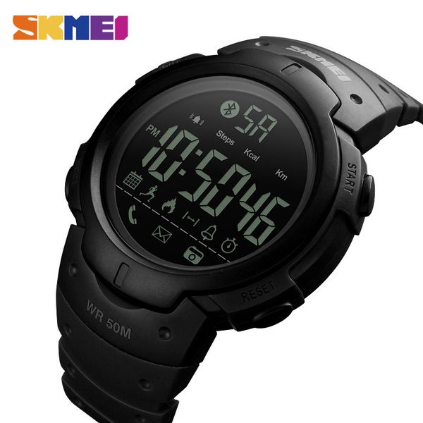 skmei fashion smart watch men calorie alarm clock bluetooth watches 5bar waterproof smart digital wristwatch relogio masculino 1301, Slivery;brown
skmei fashion smart watch men calorie alarm clock bluetooth watches 5bar waterproof smart digital wristwatch relogio masculino 1301, Slivery;brown