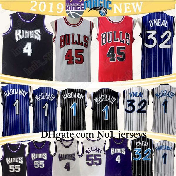45 mj shaquille 32 oneal penny 1 hardaway tracy 1 mcgrady jerseys jason 55 williams chris 4 webber basketball jerseys, Black;red
45 mj shaquille 32 oneal penny 1 hardaway tracy 1 mcgrady jerseys jason 55 williams chris 4 webber basketball jerseys, Black;red