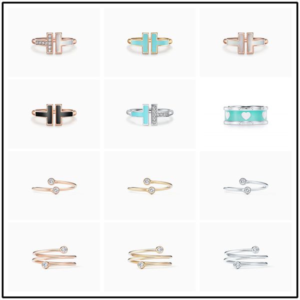 t home 1;1 925 sterling silver t ring series fashion accessories