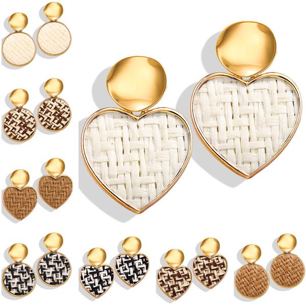 diezi fashion vintage simple gold color braided round heart dangle earring for women girls gift drop earrings jewelry, Silver
diezi fashion vintage simple gold color braided round heart dangle earring for women girls gift drop earrings jewelry, Silver