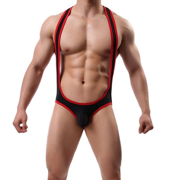 men's ice silk one piece singlet struggles man bodysuit leotard soft underwear shapers, Black;brown
men's ice silk one piece singlet struggles man bodysuit leotard soft underwear shapers, Black;brown