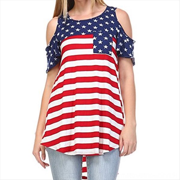 2020 independence day round collar pocket national t-shirt national flag shoulder-exposed american flag printed hole t-shirt top, White
2020 independence day round collar pocket national t-shirt national flag shoulder-exposed american flag printed hole t-shirt top, White