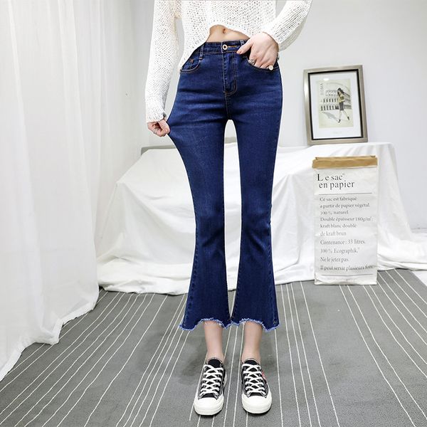 women's jeans 2021 female fashion ankle-lenght pants black color womens donna stretch bottoms feminino flares pant for women trousers, Blue
women's jeans 2021 female fashion ankle-lenght pants black color womens donna stretch bottoms feminino flares pant for women trousers, Blue