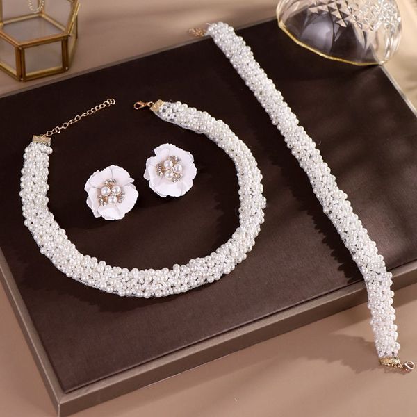 handmade beaded jewelry set bride headdress euramerican pearl necklace hairband flower earrings original design charms tl056, Slivery;golden
handmade beaded jewelry set bride headdress euramerican pearl necklace hairband flower earrings original design charms tl056, Slivery;golden