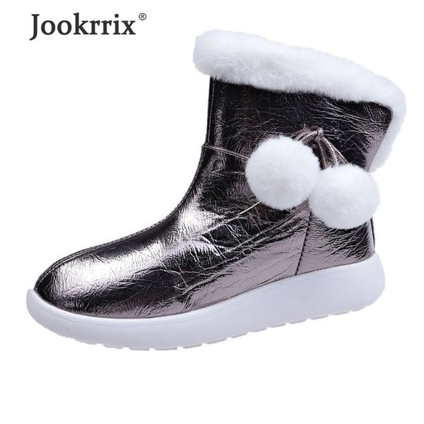 jookrrix 2019 women winter fashion snow boots female pu leather short boots for women comfortable brand black warm shoes
jookrrix 2019 women winter fashion snow boots female pu leather short boots for women comfortable brand black warm shoes