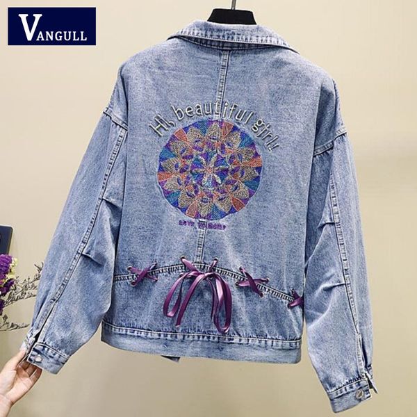 vangull 2019 new harajuku denim jacket women embroidered jeans coat hip hop back flower lace up jeans jacket casual women, Black;brown
vangull 2019 new harajuku denim jacket women embroidered jeans coat hip hop back flower lace up jeans jacket casual women, Black;brown