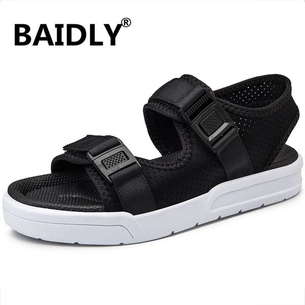 men sandals hook loop adjustable open toe shoes fashion beach sandals casual style light men summer shoes, Black
men sandals hook loop adjustable open toe shoes fashion beach sandals casual style light men summer shoes, Black