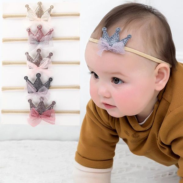 5pc cute crown girls nylon rubber bands princess hair ornament headwear elastic hairbands stars headbands baby hair accessories, Slivery;white
5pc cute crown girls nylon rubber bands princess hair ornament headwear elastic hairbands stars headbands baby hair accessories, Slivery;white