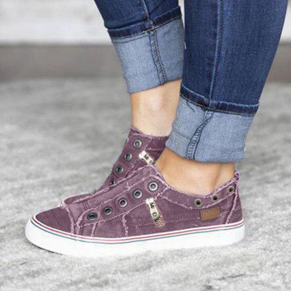 women canvas flat shoes ripped sewing slip on ladies loafers shallow fashion comfortable casual summer female shoes nice, Black
women canvas flat shoes ripped sewing slip on ladies loafers shallow fashion comfortable casual summer female shoes nice, Black
