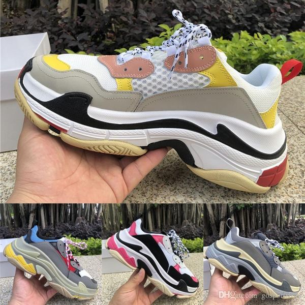 2019 luxury paris multi triple-s designer shoes low platform sneakers triple s mens casual shoes women increasing sports trainers zapatos, Black
2019 luxury paris multi triple-s designer shoes low platform sneakers triple s mens casual shoes women increasing sports trainers zapatos, Black