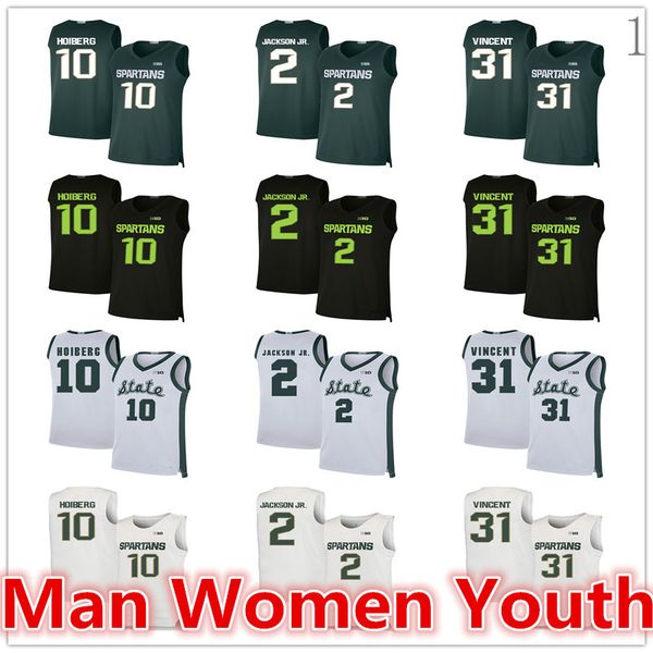 custom made ncaa michigan state spartans basketball jerseys jack hoiberg 10 jaren jackson jr. 2 jay vincent 31 any name number size s-5xl, Black
custom made ncaa michigan state spartans basketball jerseys jack hoiberg 10 jaren jackson jr. 2 jay vincent 31 any name number size s-5xl, Black