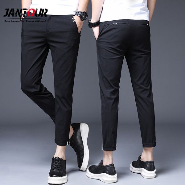 jantour spring summer thin classic men's elastic casual pants mens business slim fit jogger cotton stretch long trousers male, Black
jantour spring summer thin classic men's elastic casual pants mens business slim fit jogger cotton stretch long trousers male, Black