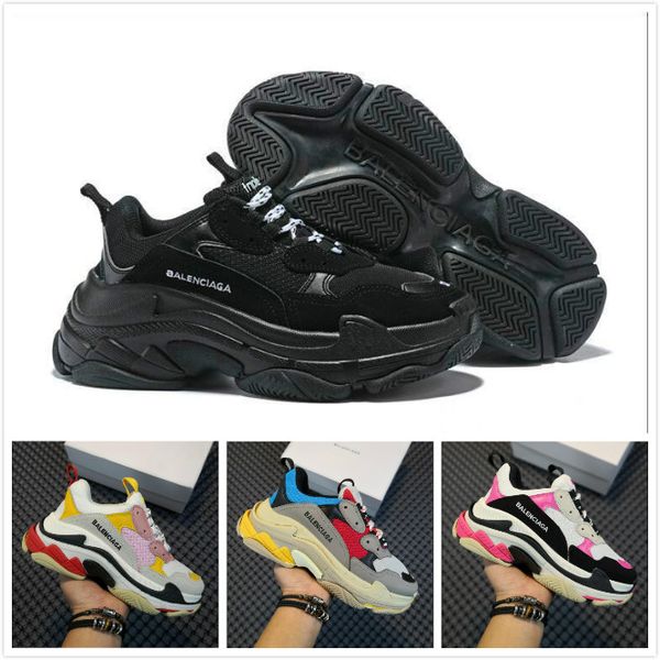 paris 17fw triple-s dad casual balenciaga shoes chaussures femme triple s 17fw designer sneakers mens womens vintage old grandpa trainer, Black
paris 17fw triple-s dad casual balenciaga shoes chaussures femme triple s 17fw designer sneakers mens womens vintage old grandpa trainer, Black