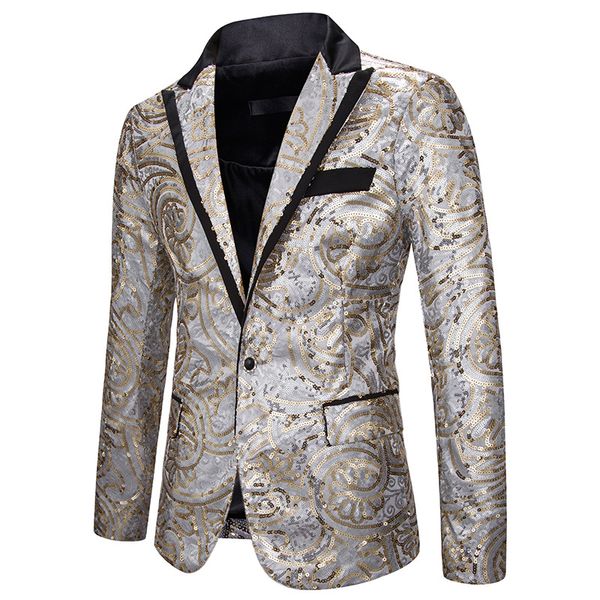 sparkly sequins wedding suits for men one buttons mens suits prom party formal bling jacket only one piece, Black;gray
sparkly sequins wedding suits for men one buttons mens suits prom party formal bling jacket only one piece, Black;gray