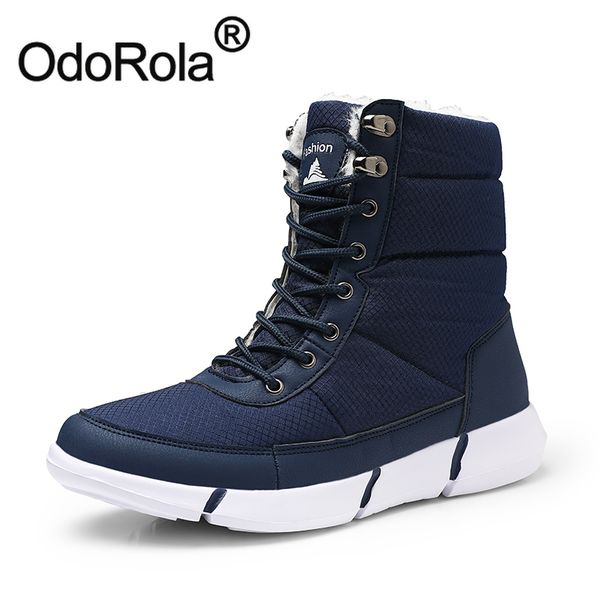 odorola mens women's snow boots warm fur winter boots waterproof couples mountain climbing hiking shoes cotton ankle, Black
odorola mens women's snow boots warm fur winter boots waterproof couples mountain climbing hiking shoes cotton ankle, Black