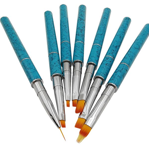1pcs nail pen blue and white porcelain metal stylus double-head nail brush and spatula uv gel brush manicure tool
1pcs nail pen blue and white porcelain metal stylus double-head nail brush and spatula uv gel brush manicure tool