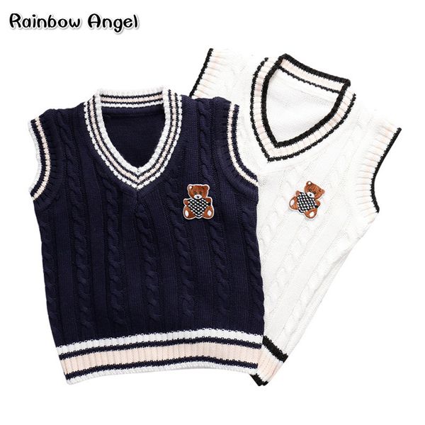 boys sweater autumn winter boy knit vest thick children sleeveless sweater waistcoat kids v-neck warm pullover 24m-5y, Blue
boys sweater autumn winter boy knit vest thick children sleeveless sweater waistcoat kids v-neck warm pullover 24m-5y, Blue
