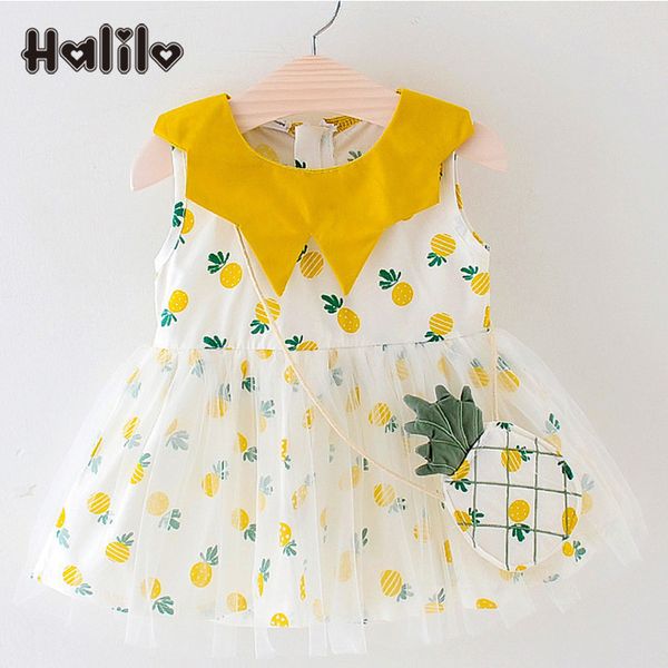 halilo baby girl clothes summer pineapple print baby girls dresses sleeveless collar cute infant first birthday dress with bag, Red;yellow
halilo baby girl clothes summer pineapple print baby girls dresses sleeveless collar cute infant first birthday dress with bag, Red;yellow
