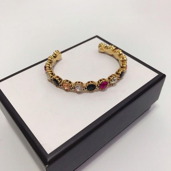 selling new color diamond opening fashion designer bracelet luxury designer jewelry women bracelet, White
selling new color diamond opening fashion designer bracelet luxury designer jewelry women bracelet, White