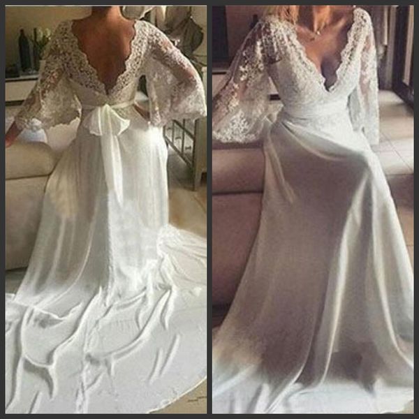 romantic boho v neck lace appliques prom dresses chiffon long beach evening dress with sash sweep train poet sleeves women party gowns, Black;red
romantic boho v neck lace appliques prom dresses chiffon long beach evening dress with sash sweep train poet sleeves women party gowns, Black;red