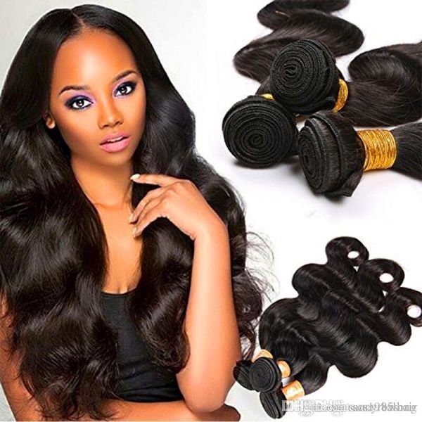 3-4pcs 100g indian virgin hair body wave 10-28 inch body wave double weft human hair extension, dhl, Black
3-4pcs 100g indian virgin hair body wave 10-28 inch body wave double weft human hair extension, dhl, Black