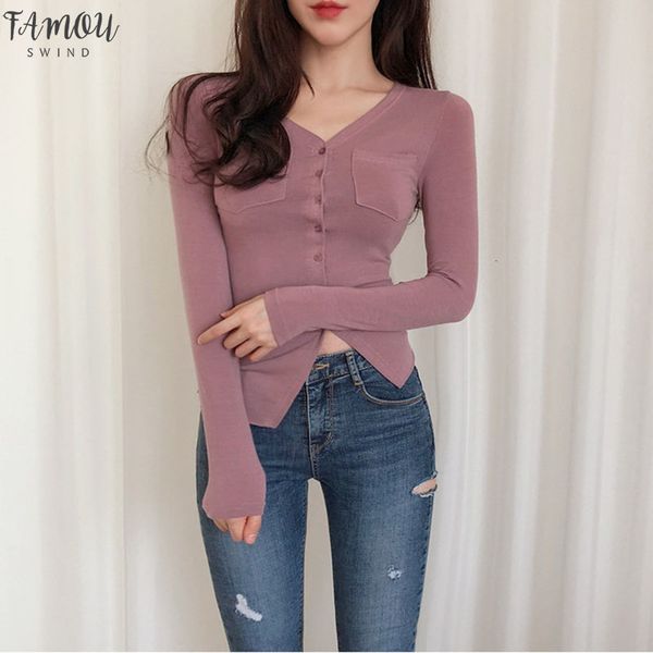 blusas mujer de moda 2020 pockets button rayon v neck t shirt long sleeve t shirt women casual ladies tshirt, White
blusas mujer de moda 2020 pockets button rayon v neck t shirt long sleeve t shirt women casual ladies tshirt, White