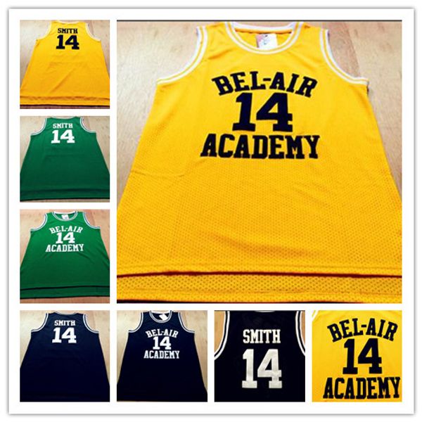 The Fresh Prince of Bel-Air #14 Will Smith Academy Movie Black Green Yellow Basketball jersey embroidered Stitched S-2XL Top Quality
The Fresh Prince of Bel-Air #14 Will Smith Academy Movie Black Green Yellow Basketball jersey embroidered Stitched S-2XL Top Quality