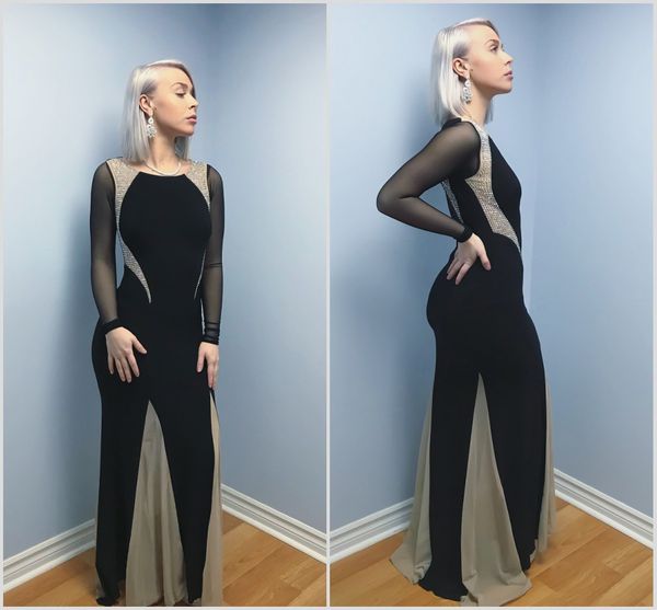 plus size customized mermaid long sleeve prom dresses jewel neck evening dress satin tulle floor length formal party bridesmaid gown, Black;red
plus size customized mermaid long sleeve prom dresses jewel neck evening dress satin tulle floor length formal party bridesmaid gown, Black;red