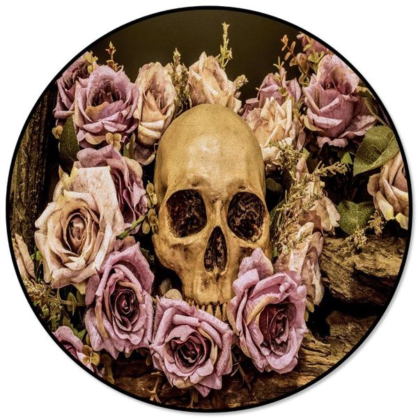 skull rose wooden retro round carpets for living room bedroom chair area rug children room play tent kids floor mat
skull rose wooden retro round carpets for living room bedroom chair area rug children room play tent kids floor mat