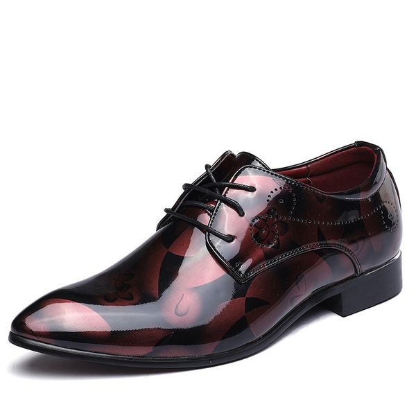 size38-48 mens pointed toe dress shoes men patent leather shoes business banquet flats men formal shoes sapato social masculino, Black
size38-48 mens pointed toe dress shoes men patent leather shoes business banquet flats men formal shoes sapato social masculino, Black