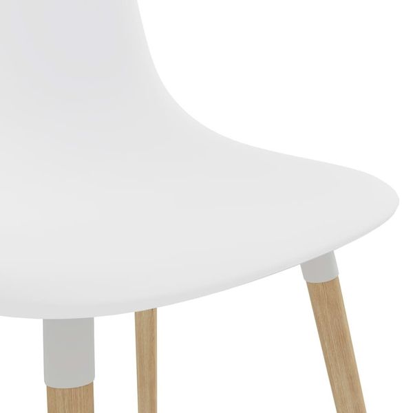 dining chairs 4 pieces. white plastic patio benches