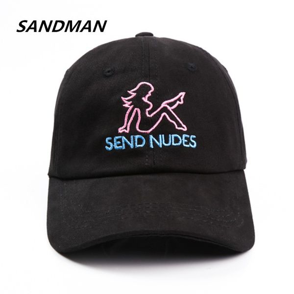 sandman letter send nudes snapback cap cotton baseball cap for men women adjustable hip hop dad hat bone garros casquette, Black;white
sandman letter send nudes snapback cap cotton baseball cap for men women adjustable hip hop dad hat bone garros casquette, Black;white