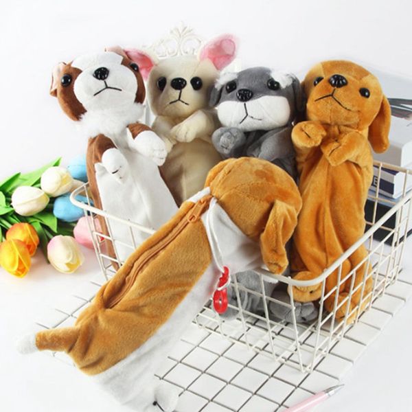 1pc kawaii cartoon plush toy dog pencil case cute animal pen bag box stuffed animal doll gift school supplies stationery
1pc kawaii cartoon plush toy dog pencil case cute animal pen bag box stuffed animal doll gift school supplies stationery