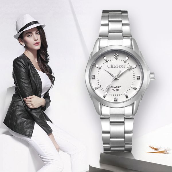 2019chenxi ladies rhinestone fashion watch women quartz watch women's wrist watches female dress clock montre femme reloj mujer, Slivery;brown
2019chenxi ladies rhinestone fashion watch women quartz watch women's wrist watches female dress clock montre femme reloj mujer, Slivery;brown