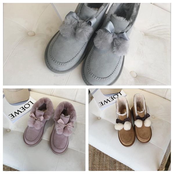 new original australia wgg bowtie wool ball leather fur high flat slippers women designer casual shoes black khaki womens shoe size 5-8
new original australia wgg bowtie wool ball leather fur high flat slippers women designer casual shoes black khaki womens shoe size 5-8