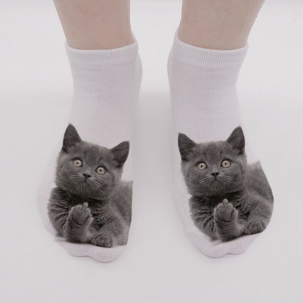 new cat 3d printing female socks women harajuku kawaii funny short socks lovely cotton low cut ankle calcetines mujer, Black;white
new cat 3d printing female socks women harajuku kawaii funny short socks lovely cotton low cut ankle calcetines mujer, Black;white