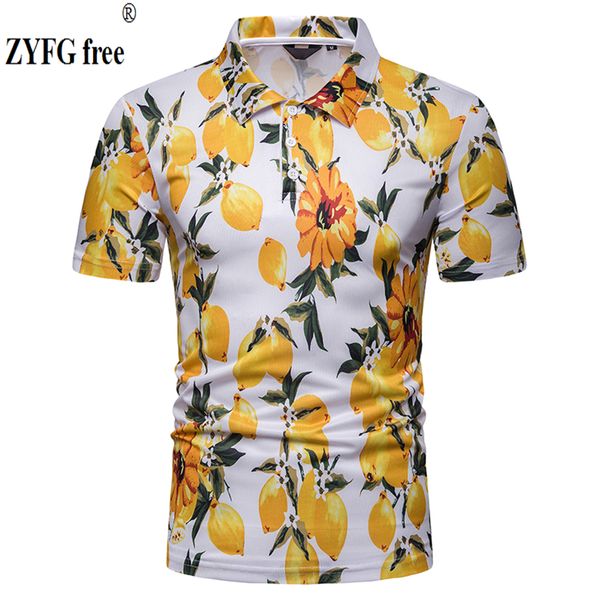 2019 summer men's casual short-sleeved shirt turn-down collar printing tide shirts simple style male clothing, White;black
2019 summer men's casual short-sleeved shirt turn-down collar printing tide shirts simple style male clothing, White;black