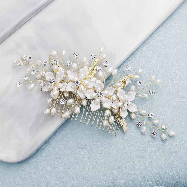 forseven high fashion delicate shining crystal simulated pearl headbands hair combs bride noiva wedding party veil tiaras crowns, Golden;white
forseven high fashion delicate shining crystal simulated pearl headbands hair combs bride noiva wedding party veil tiaras crowns, Golden;white