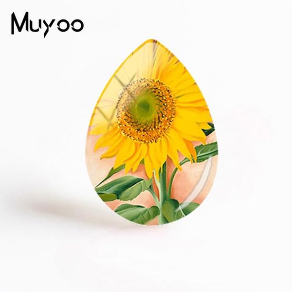 2019 new sunflower painting jewelry yellow flowers tear drop glass cabochon hand craft cabochons gifts women, Blue;slivery
2019 new sunflower painting jewelry yellow flowers tear drop glass cabochon hand craft cabochons gifts women, Blue;slivery