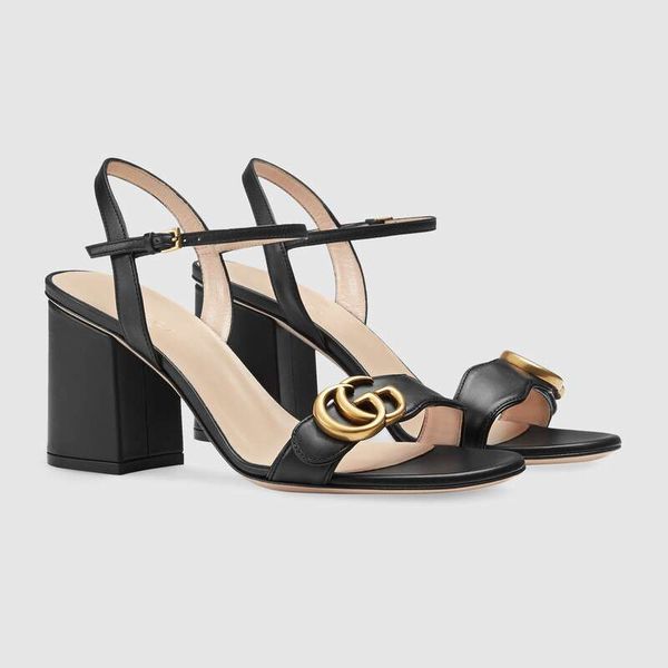 popular style genuine leather mid heel women luxurys sandal designers ladies fashion footwear large size color mixing, Black
popular style genuine leather mid heel women luxurys sandal designers ladies fashion footwear large size color mixing, Black