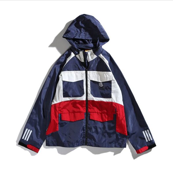 famous brand new jacket american street style retro stitching color matching three bar multi-pocket tooling plug network red couple jacket, Black;brown
famous brand new jacket american street style retro stitching color matching three bar multi-pocket tooling plug network red couple jacket, Black;brown