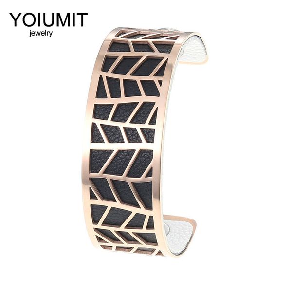 cremo color leather bangles for women jewelry stainless steel bracelets manchette rose gold cuff georgette bracelets bangles, Black
cremo color leather bangles for women jewelry stainless steel bracelets manchette rose gold cuff georgette bracelets bangles, Black