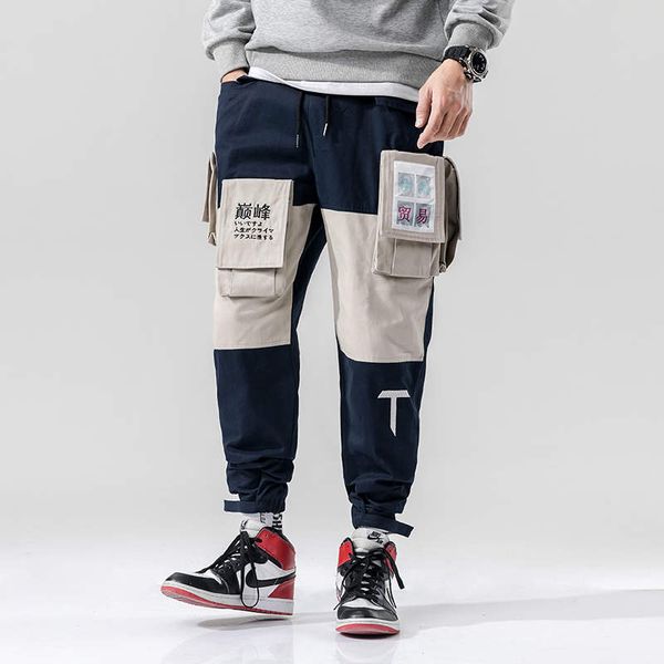 greatino 2019 fashion men cargo pants 100% cotton patchwork hip hop streetwear elastic waist multi pocket pants plus size m-5xl, Black
greatino 2019 fashion men cargo pants 100% cotton patchwork hip hop streetwear elastic waist multi pocket pants plus size m-5xl, Black