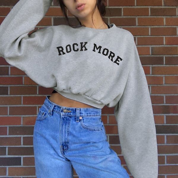 2019 autumn women casual gray o-neck long sleeve letter print slim crop fashion pullover cotton sweatshirts ht7835w09, Black
2019 autumn women casual gray o-neck long sleeve letter print slim crop fashion pullover cotton sweatshirts ht7835w09, Black