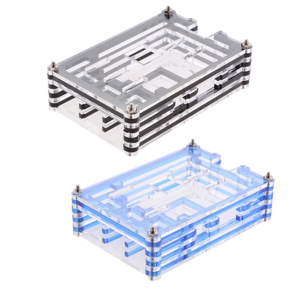 2 pieces 92x62x25mm 9 acrylic panels pc protective case cover raspberry pi2 pi3 model b
2 pieces 92x62x25mm 9 acrylic panels pc protective case cover raspberry pi2 pi3 model b