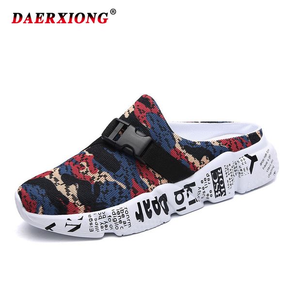 big size 39-46 summer men casual shoes fashion 2019 breathable lightweight men half slippers flats beach shoes chausson homme, Black
big size 39-46 summer men casual shoes fashion 2019 breathable lightweight men half slippers flats beach shoes chausson homme, Black