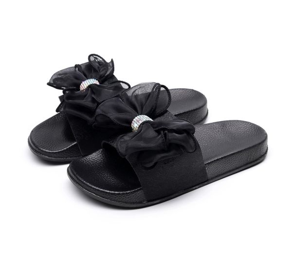 style spot fashion bowknot flip-flop process shoes word large flat shoes, Black
style spot fashion bowknot flip-flop process shoes word large flat shoes, Black