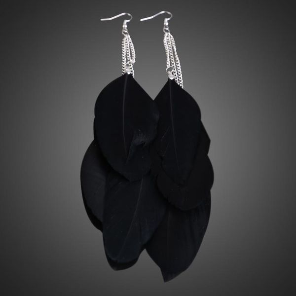 handmade drop dangle earrings pair of feather drop earrings boho jewelry gift for women long tassel earring dropshipping, Silver
handmade drop dangle earrings pair of feather drop earrings boho jewelry gift for women long tassel earring dropshipping, Silver