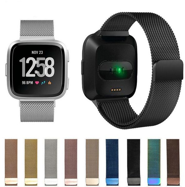 Stainle teel metal band me h bracelet with trong magnet lock wri tband replacement for fitbit ver a
Stainle teel metal band me h bracelet with trong magnet lock wri tband replacement for fitbit ver a
