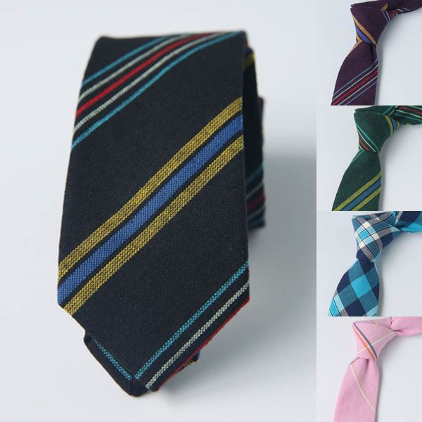 cotton tie 6cm slim tie striped plaid business men's casual skinny ties narrow necktie for men wedding party gift accessories, Blue;purple
cotton tie 6cm slim tie striped plaid business men's casual skinny ties narrow necktie for men wedding party gift accessories, Blue;purple